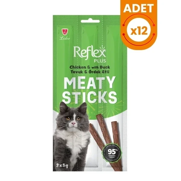 Reflex Ördekli ve Tavuklu Stick Kedi Ödül Maması